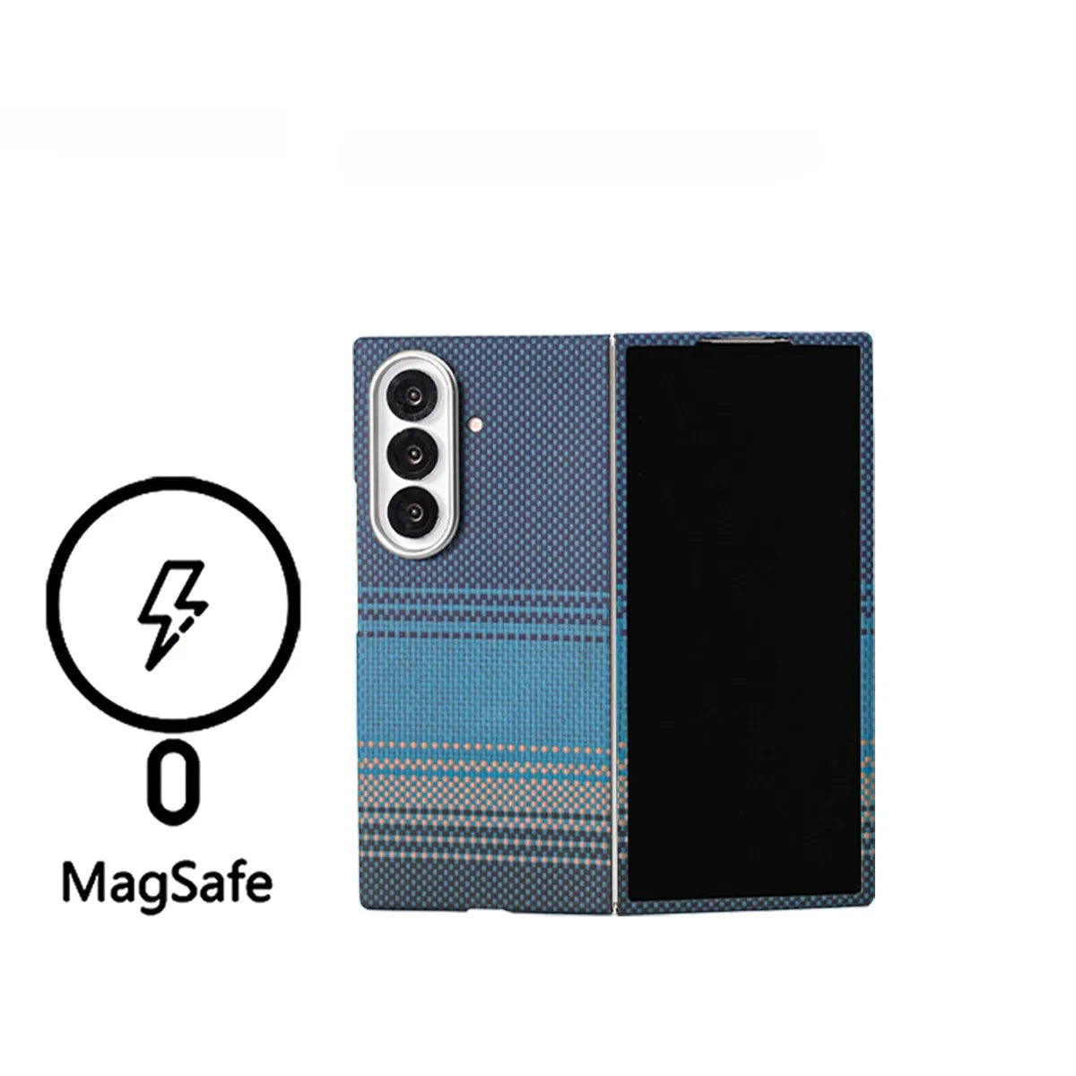 Galaxy Z Fold 7 Shockproof Carbon Fiber Phone Case.