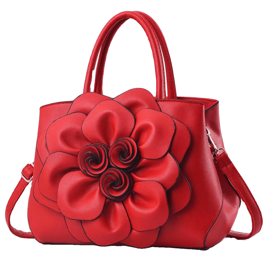 Genuine Leather Embroidery Shoulder & Crossbody Bag