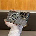 Glitter MagSafe Stand Samsung Case