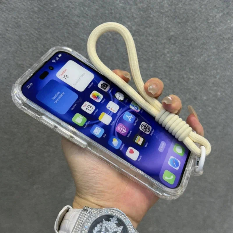 Glitter Transparent Magnetic MagSafe Case for IPhone 17