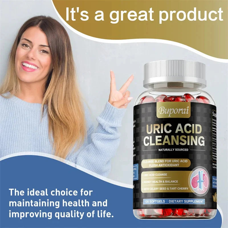 Herbal Supplement-Uric Acid Cleanser & Kidney Support.