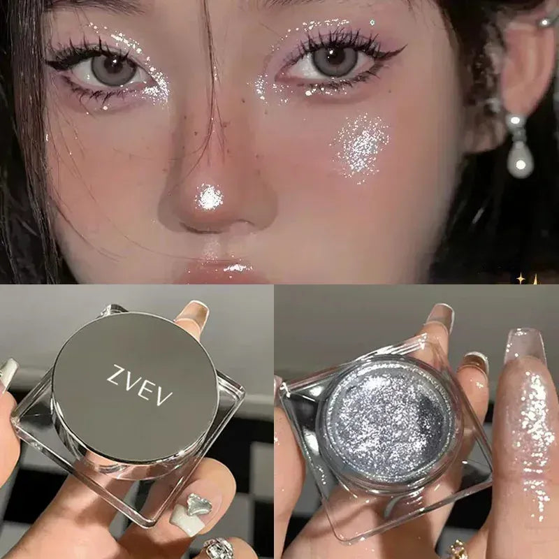 High Gloss Black Eyeshadow Make Up Palette
