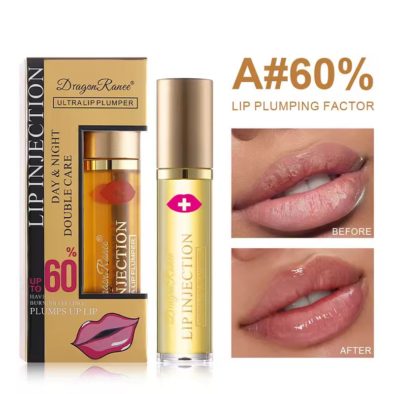 Instant Lip Plumper Oil – Moisturizing & Volumizing Gloss Serum