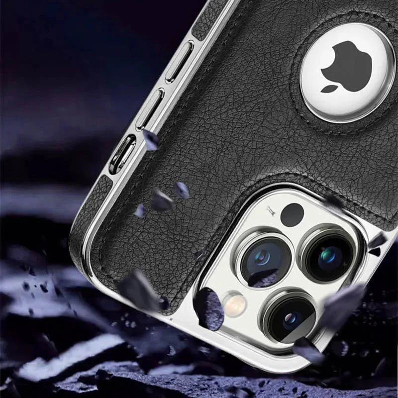 Leather Folding Kickstand Phone Case.
