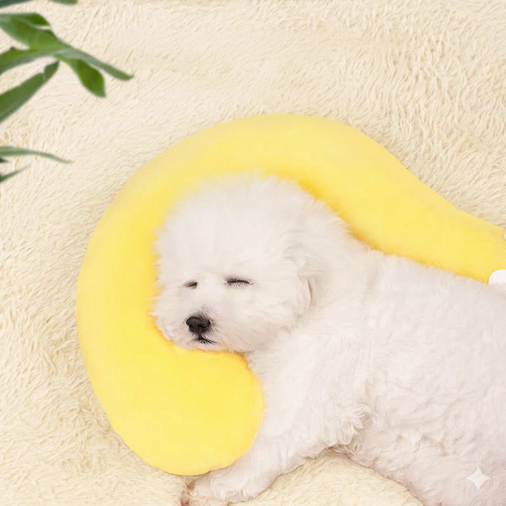 Little Pillow U-Shaped Neck Protector For Puppy.