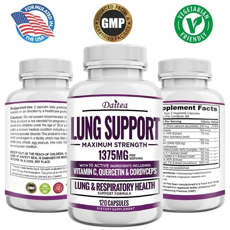 Lung & Breathing Support Supplement – Cleansing & Detox Formula