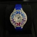 Luxury Colorful Women’s Quartz Watch | Elegant Jewel Bracelet Timepiece
