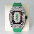 Luxury Diamond Women’s Watch | Tonneau Ice-Out Waterproof Sport Clock