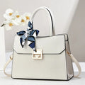 Luxury Embroidered Shopping Handbags.Female Shoulder Leather Bag.