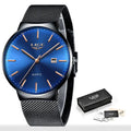 Luxury Women’s Watch | Ultra-Thin Steel Mesh Quartz Waterproof