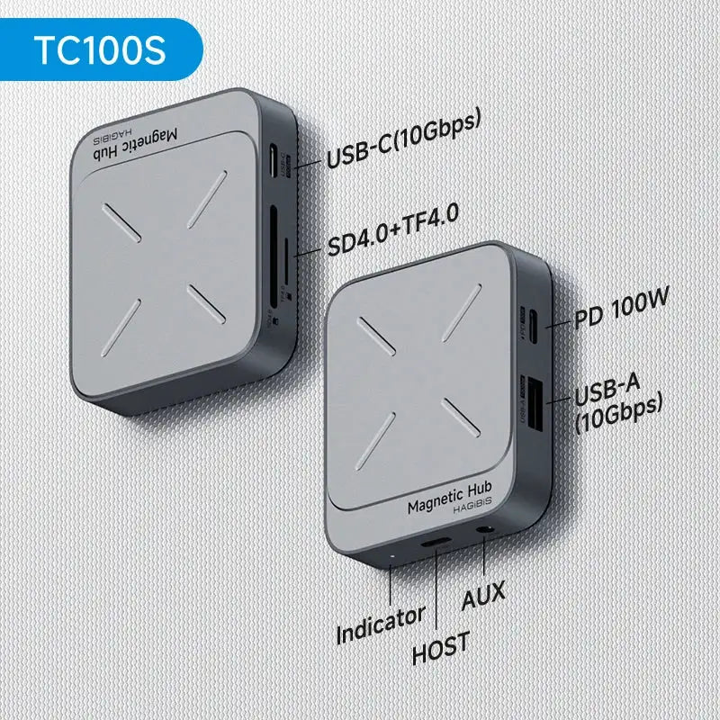 Magnetic 4K USB C Hub Dock