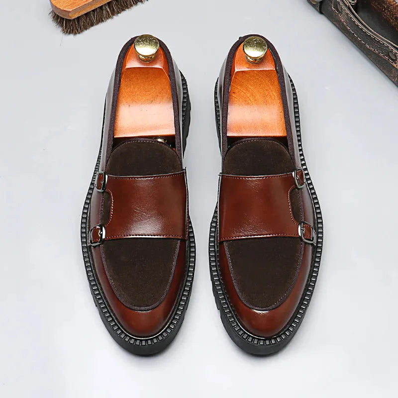Maison Novaire Men's Casual Leather Loafers
