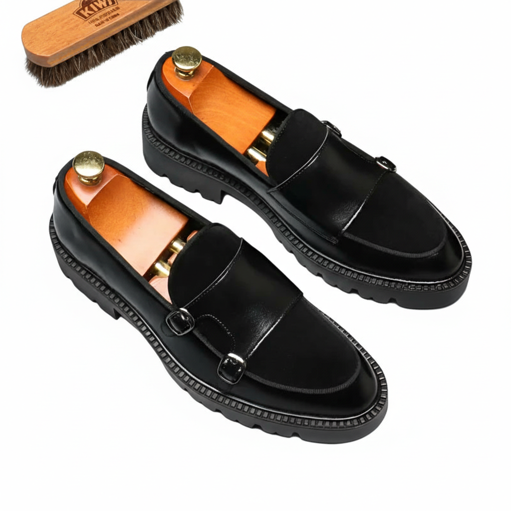 Maison Novaire Men's Casual Leather Loafers