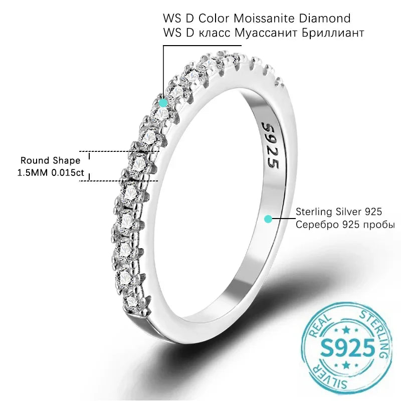 Maison Novaire Moissanite Eternity Band