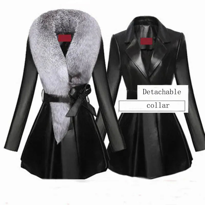 Maison Novaire Women's Faux Fur Winter Coat