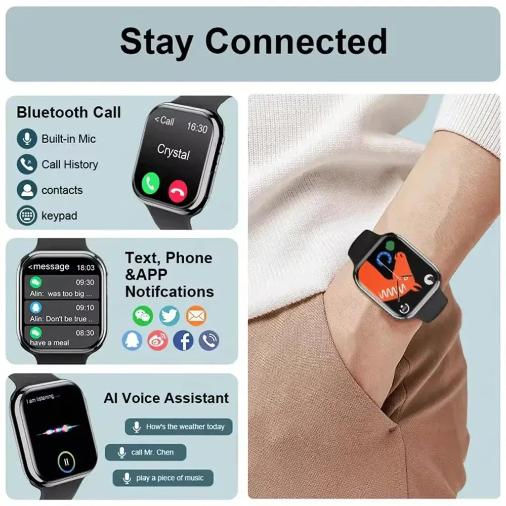 Men Smartwatch NFC GPS Tracker with  320*385 HD Screen.