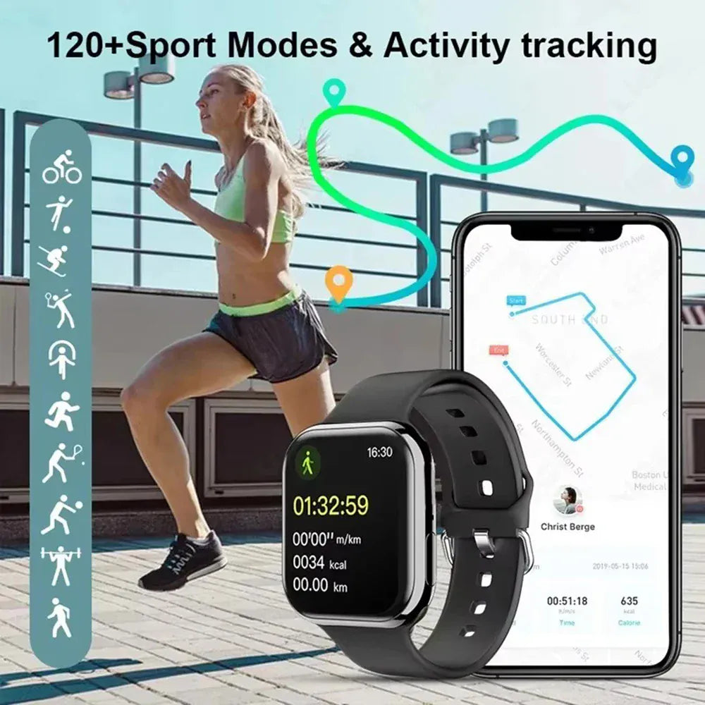 Men Smartwatch NFC GPS Tracker with  320*385 HD Screen.