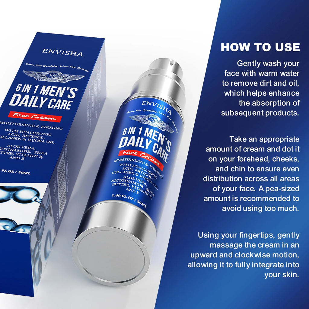 Men’s 6-in-1 Face Cream – Anti-Aging & Firming