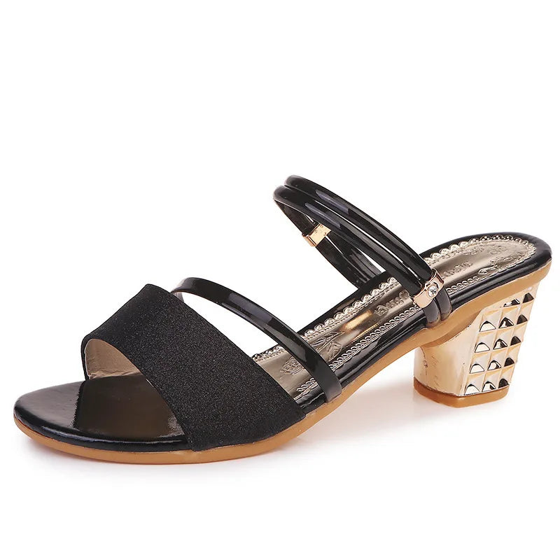 New Fashion Women’s Block Heel Sandals