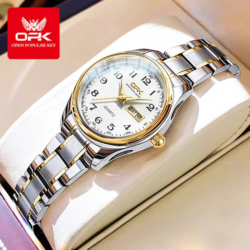 OPK 8110 Waterproof Classic Watch for Ladies.
