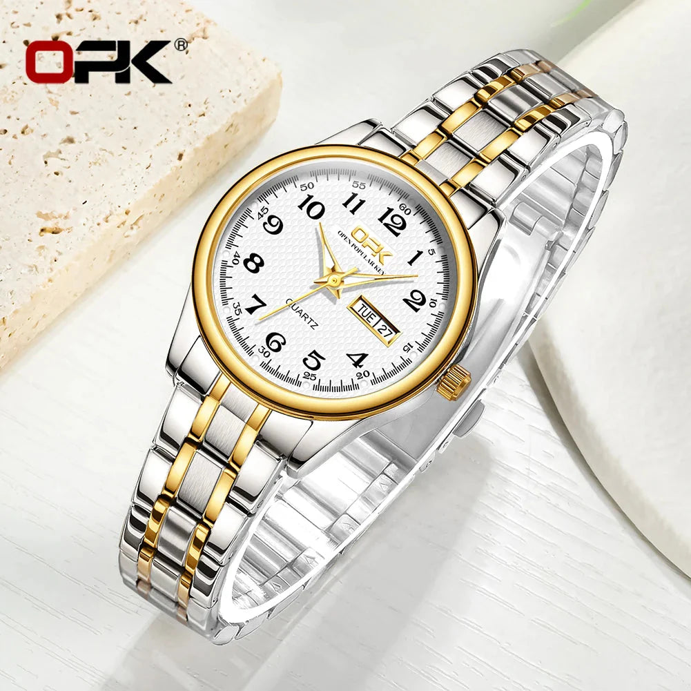 OPK 8110 Waterproof Classic Watch for Ladies.