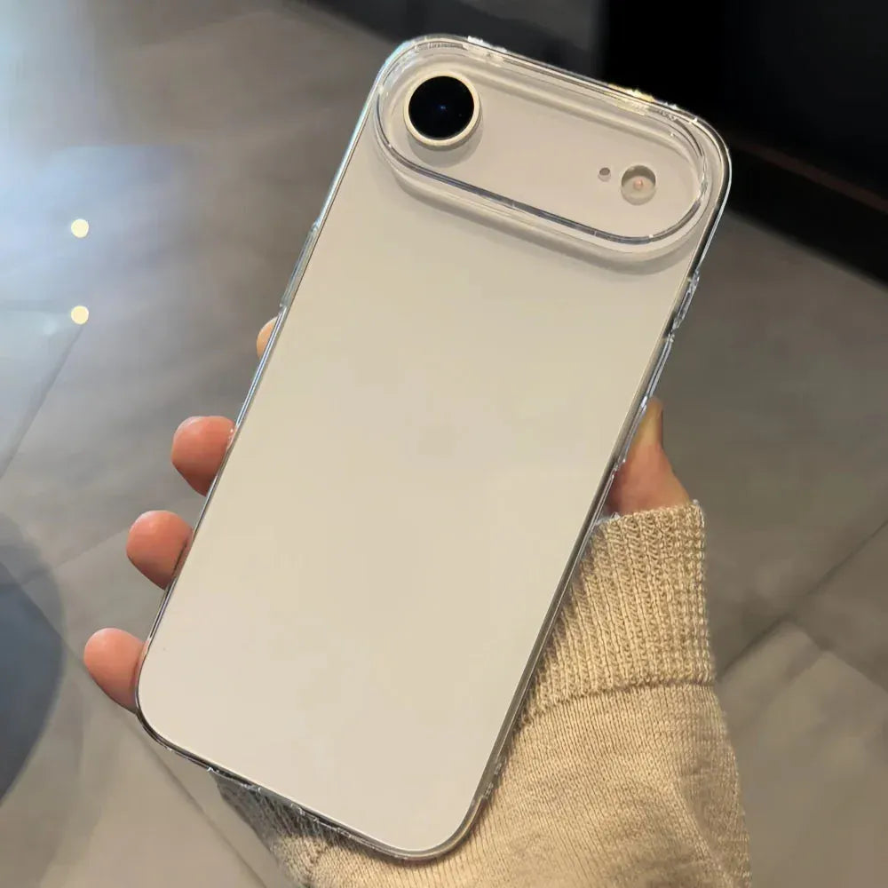 Plain Color HD Transparent Case For iPhone 17.