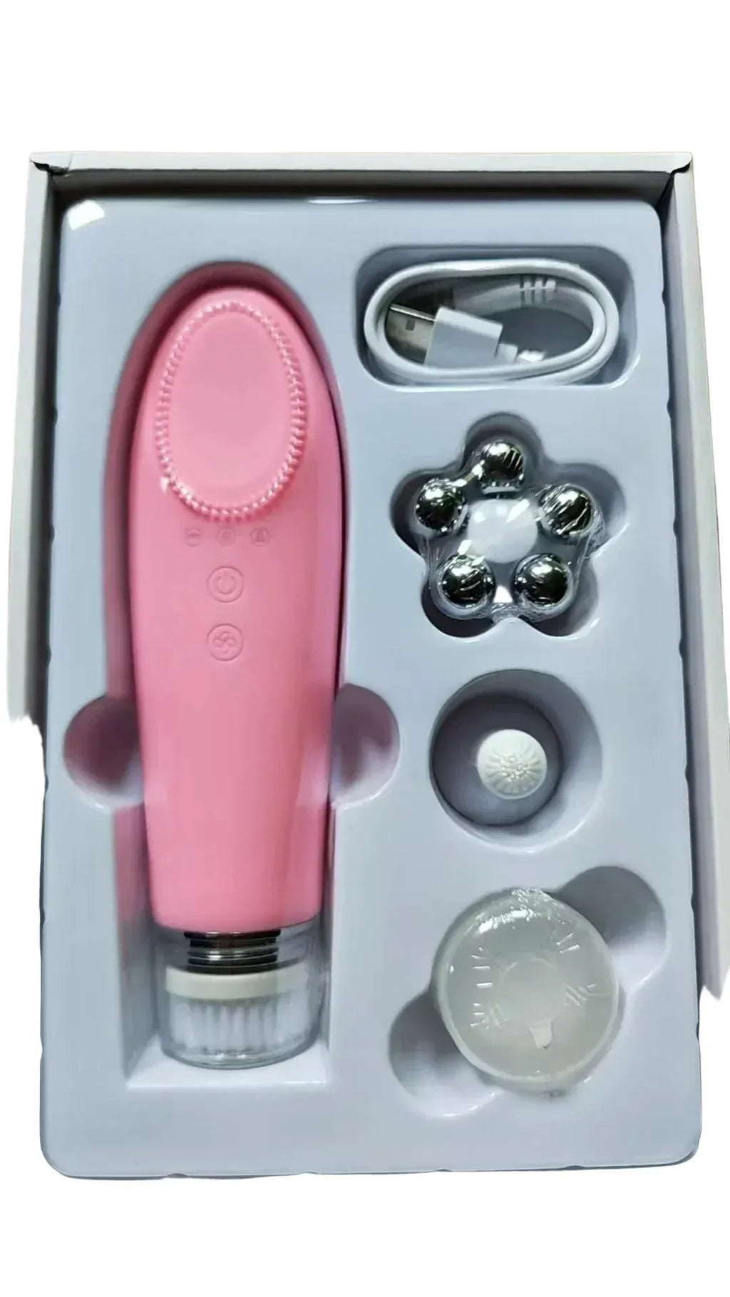 Premium Stainless Steel Face & Neck Roller Massager