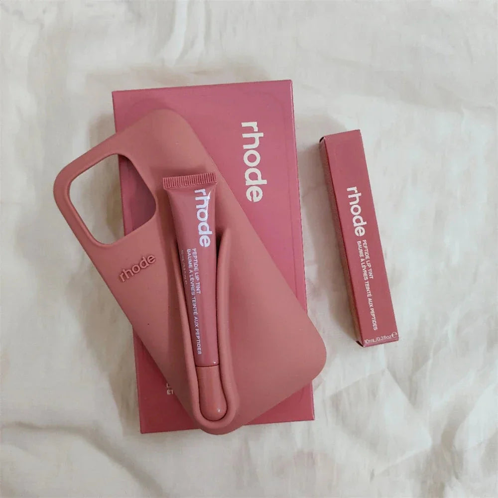 Rhode Lipstick Silicone DIY Phone Case For iPhone.