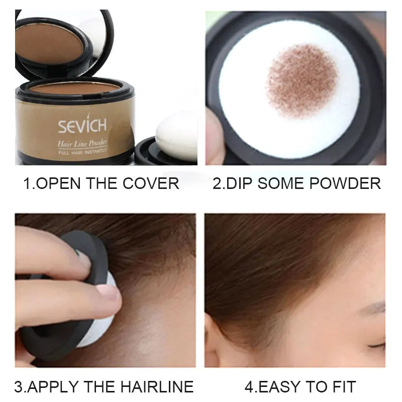 Sevich Hairline Powder 4g | Unisex Hair Shadow Concealer