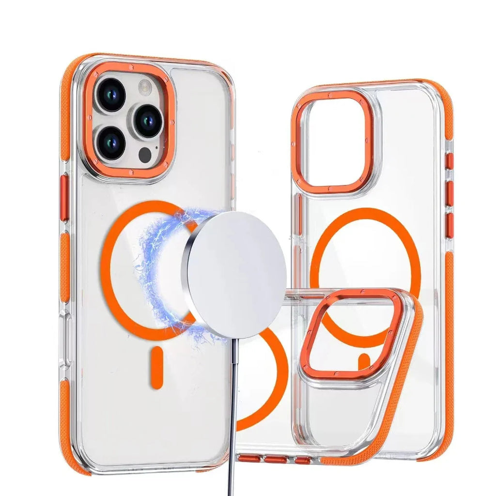 Shockproof wireless  Magsafe Clear Case For iPhone 17.