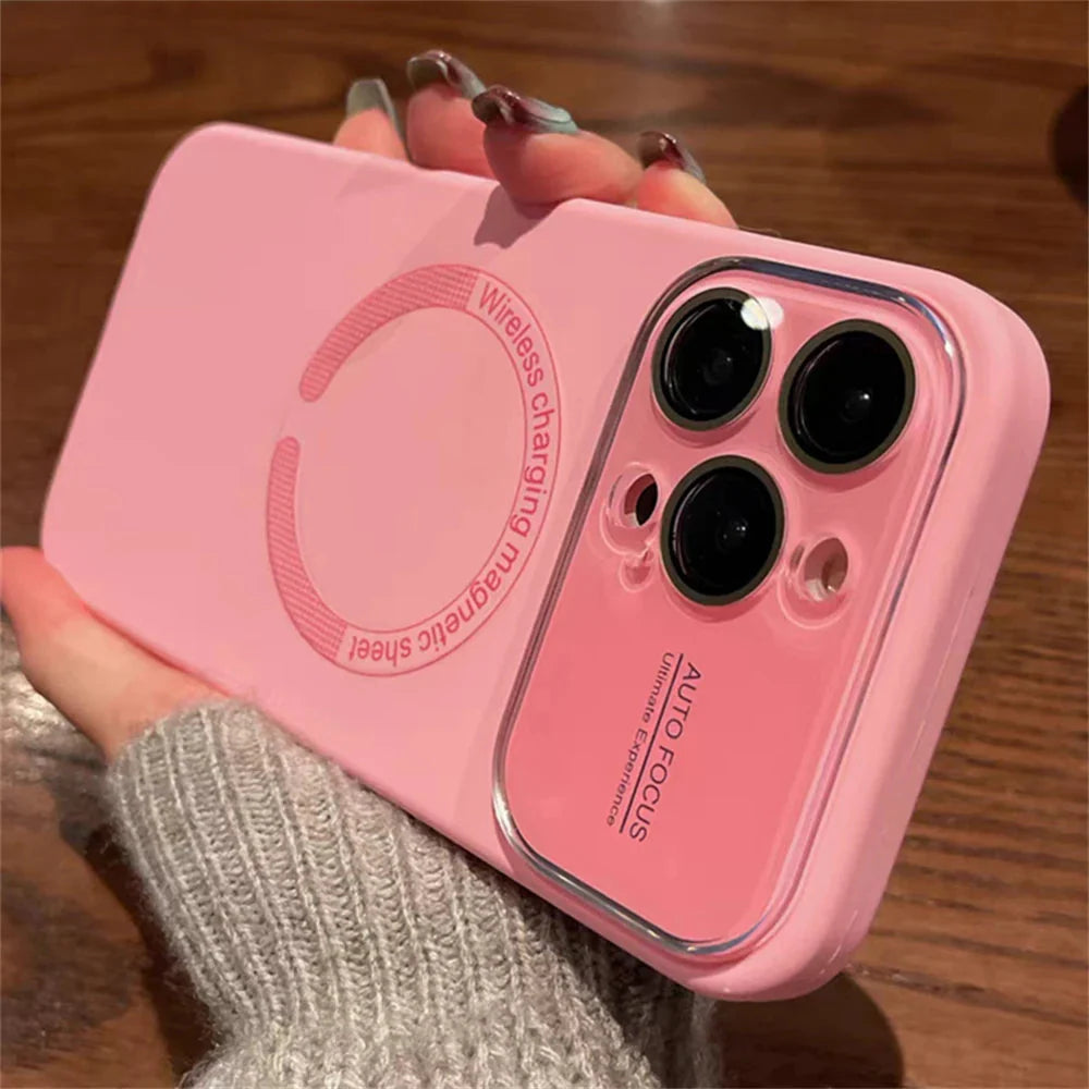 Silicone MagSafe Magnetic Phone Case.