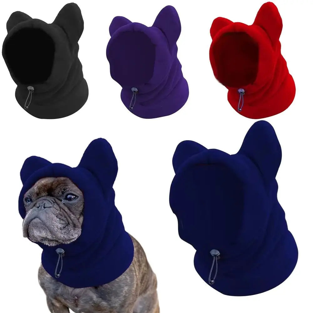 Soft Dog Fleece Bat Hat – Warm Winter Pet Headwear