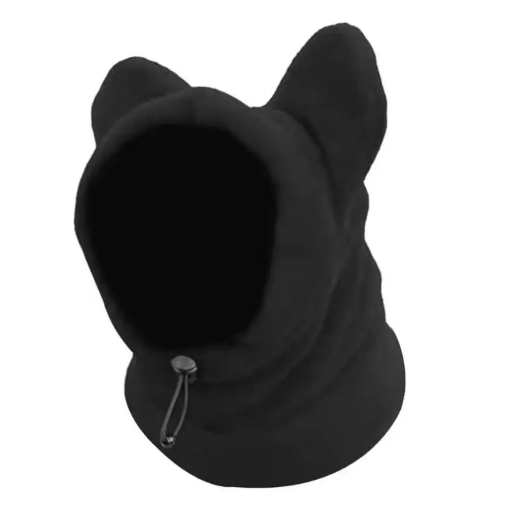 Soft Dog Fleece Bat Hat – Warm Winter Pet Headwear