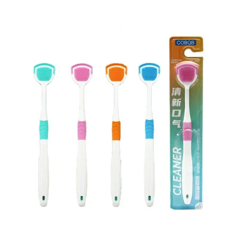 Soft Silicone Tongue Scraper – Oral Cleaner for Fresh Breath