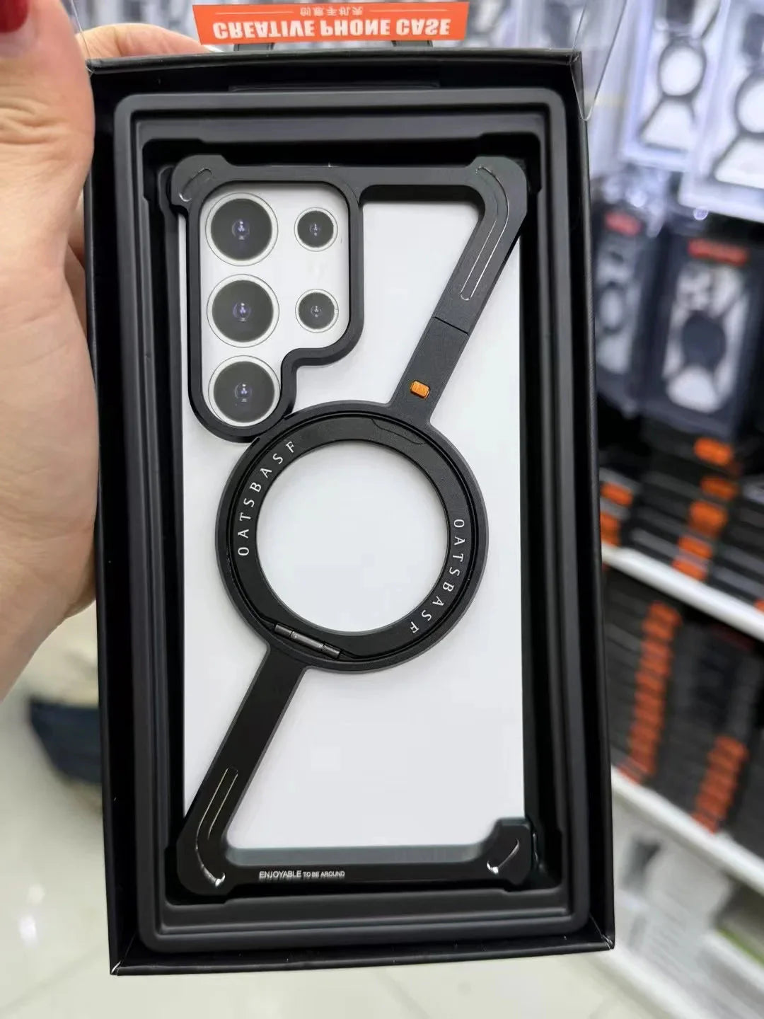 Titanium Metal Phone Case for Samsung Galaxy Fold & Ultra.