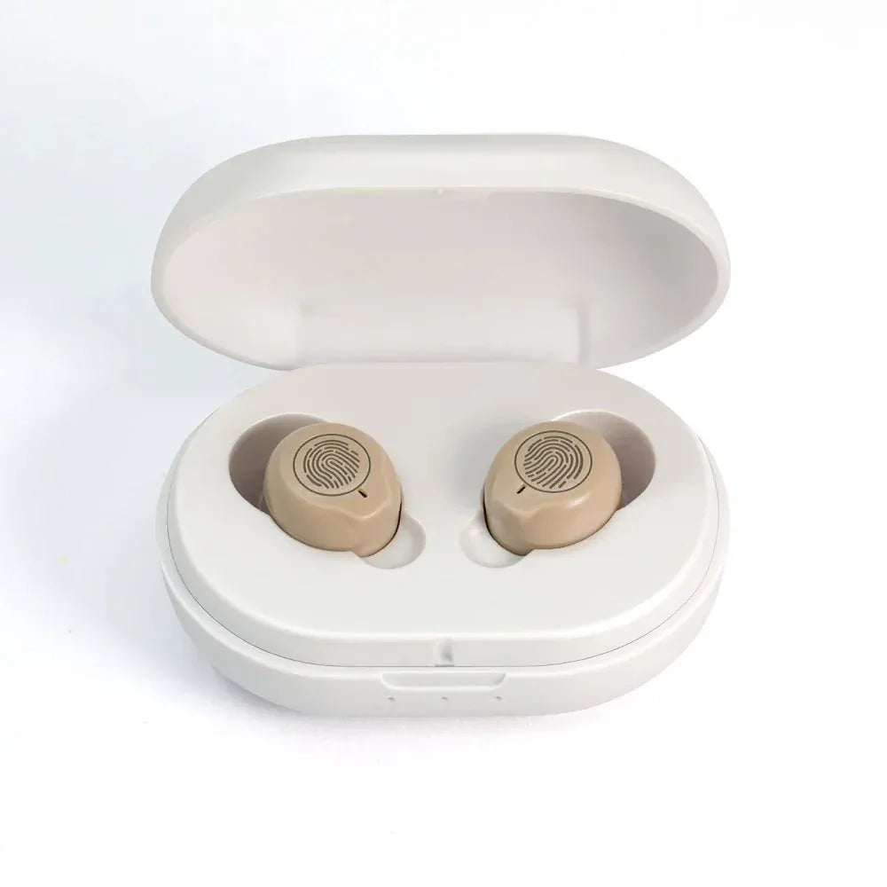 Touch Control Hearing Enhancer For The Elderly.