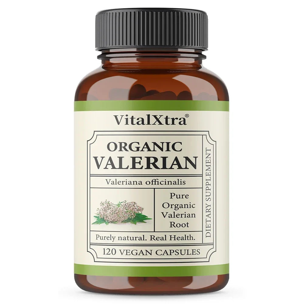 Valerian Root Capsules | Stress Relief Sleep Support | Vegan Non-GMO
