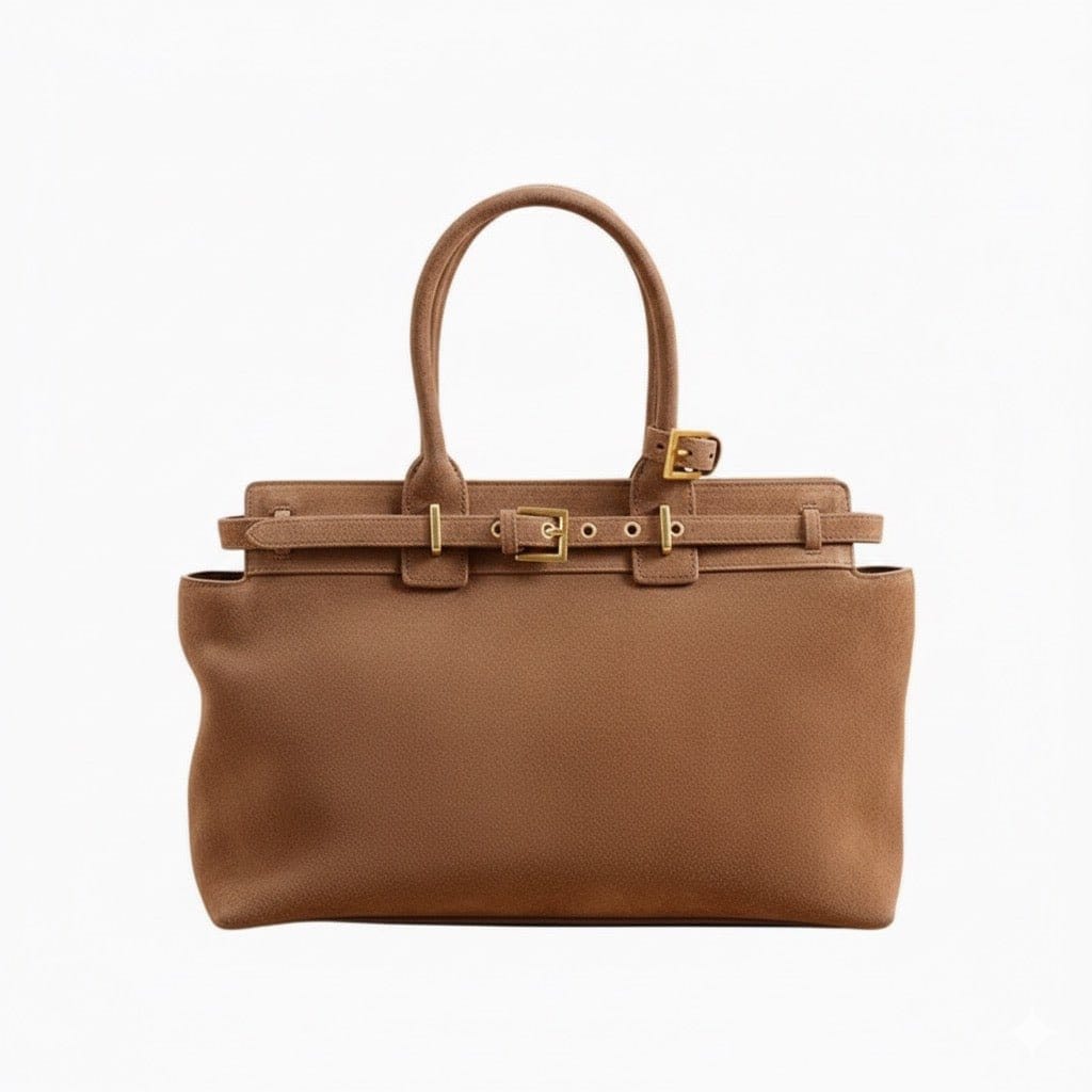 Winter Suede Leather Tote Russian-Style Women’s Shoulder Bag