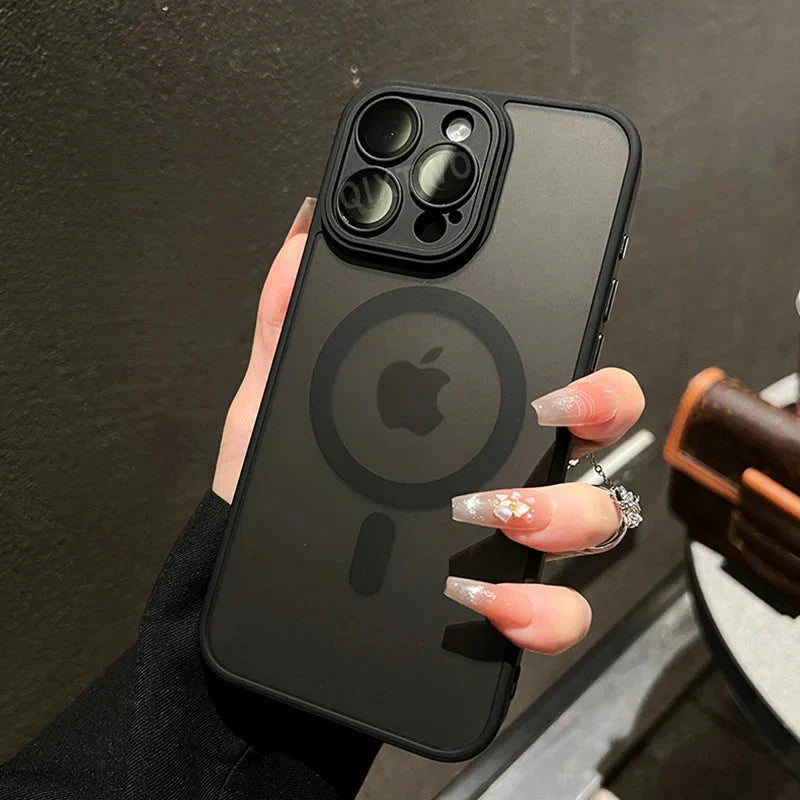 Wireless charging Matte Armor IPhone case.