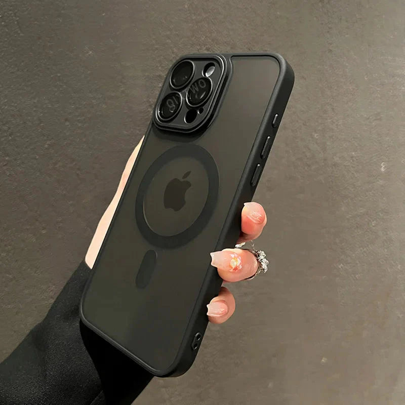 Wireless charging Matte Armor IPhone case.