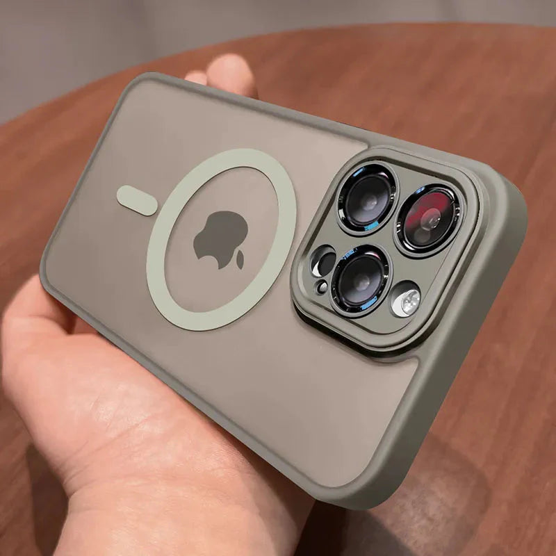 Wireless charging Matte Armor IPhone case.