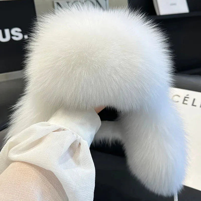 Women’s Real Fox Fur Hat