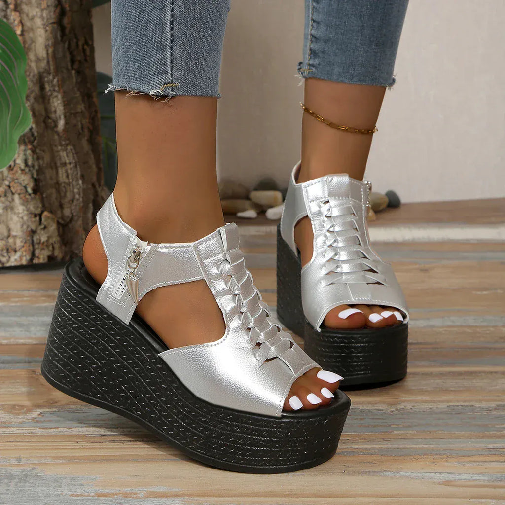 Women’s Summer Wedges Sandals – Sexy Peep Toe Platform Heels