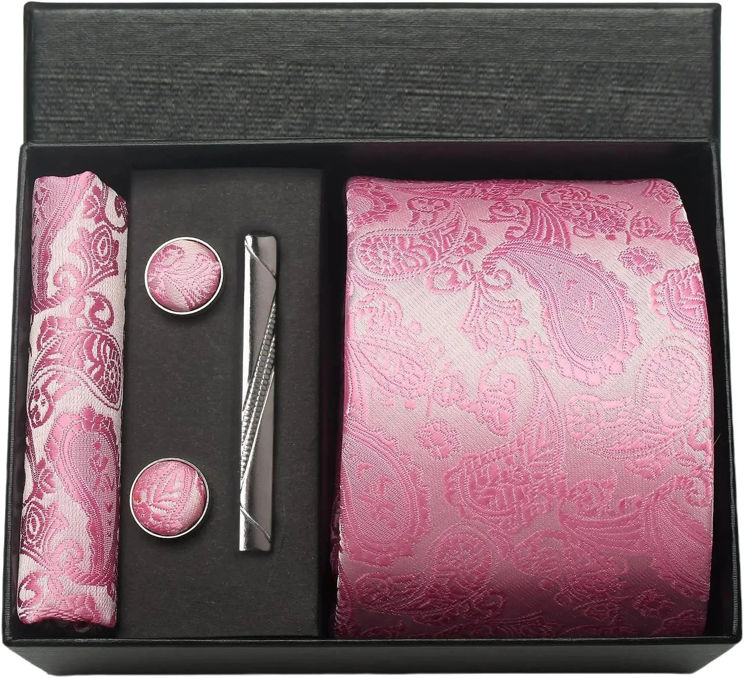 Maison Novaire 100% Silk Paisley Floral Tie
