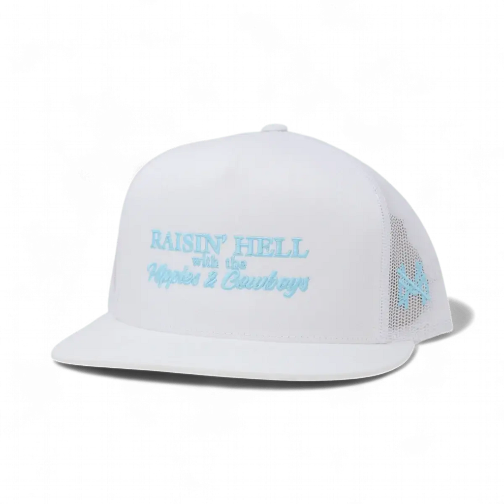 Raising Hell with the Hippies and Cowboys Snapback Hat