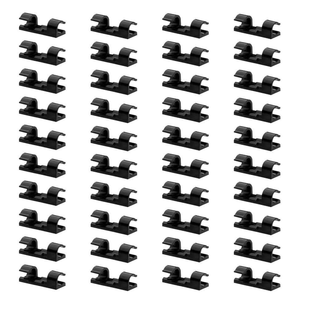 Self-Adhesive Wire Organizer Line Cable Plastic Clips