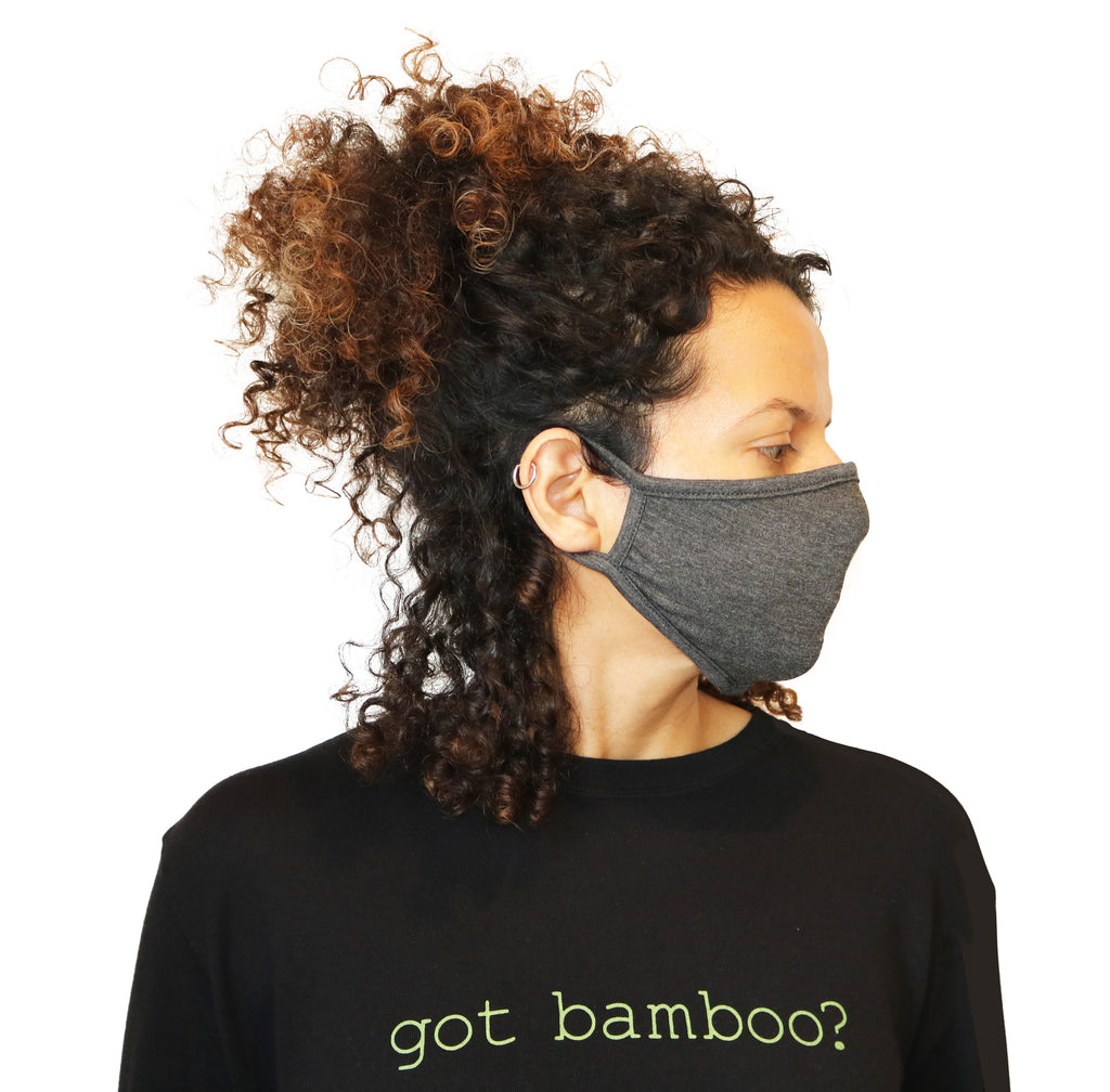 Spun Bamboo Breathable Face Mask - Natural, Silky Soft, Ultra Comfortable