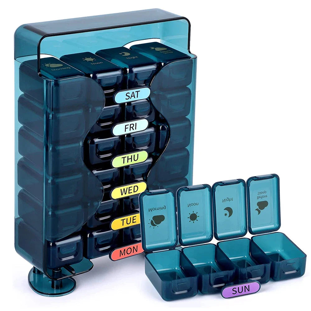 Weekly-4-times-day-pill-organizer-drawer-travel